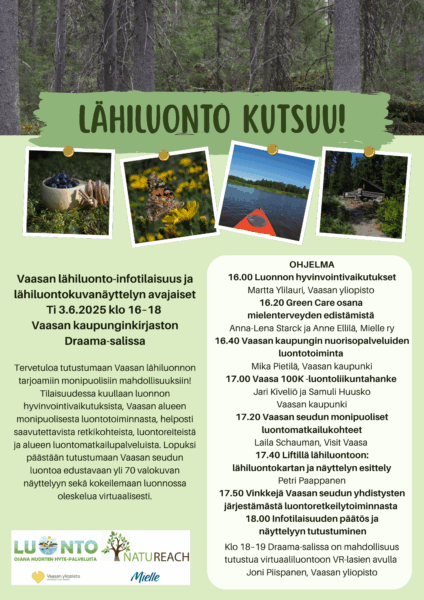 Tapahtuman ohjelma